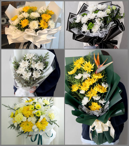 贵州铜仁市沿河县黑水乡斜岩村白事花束代送